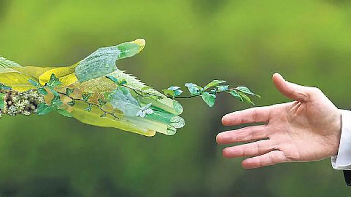 Luxurious modern residence with rooftop greenery and scenic city views