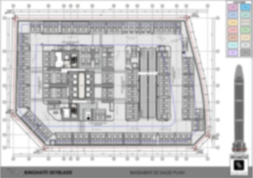 Luxury 3 & 4 BHK residence floor plan with rooftop amenities and spacious layouts.